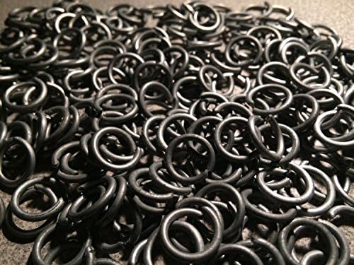 Galvanized Steel Jump Rings (16ga 1/4'' ID) - 600 Count