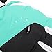 Women Waterproof Winter Ski Gloves, Black White Green, L