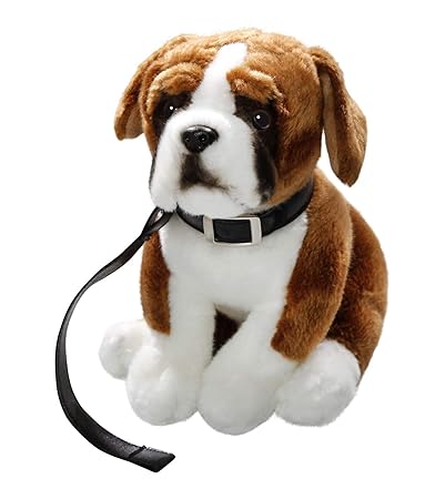boxer dog soft toy