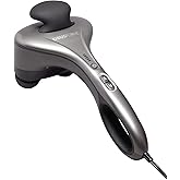 Obusforme Professional Grade Percussion Back Massager | Handheld Deep Tissue Massager | 3000 RPM Dual Massage Nodes | Five Massage Intensity Options | Ergonomic Front Grip & Non-Slip Handle