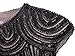 Vijiv 1920's Long Prom Dresses Beaded Sequin Art Nouveau Deco Flapper Dress