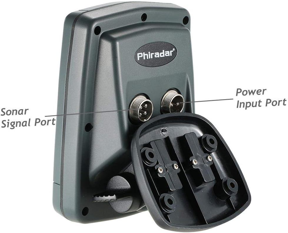 JOYWEE FF688C 3.5" Phiradar Color LCD Boat Fish Finder 200KHz/83KHz Dual Sonar Frequency 300M Detection Muti-Language Auto Zoom: GPS & Navigation