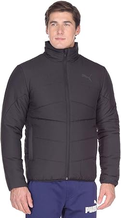 puma ess padded jacket black