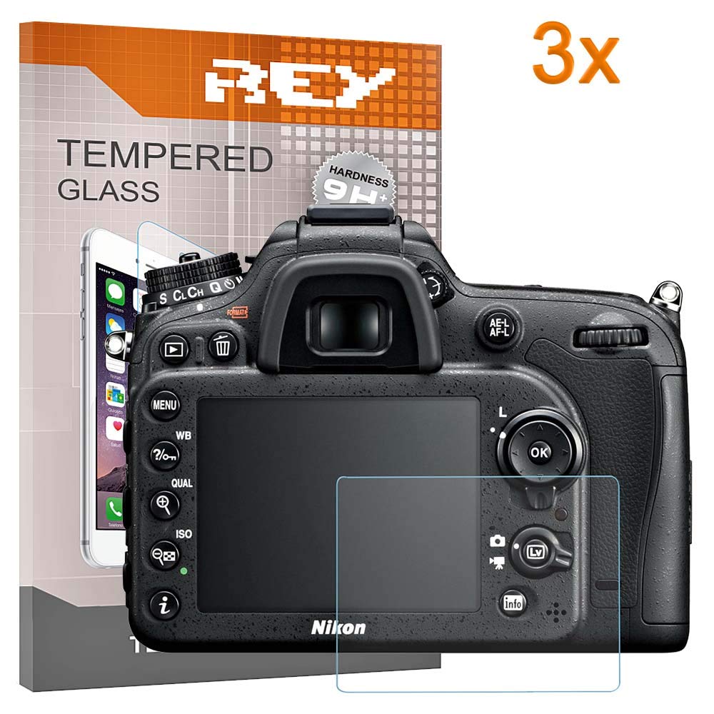 ELECTRÓNICA REY 3X Protector de Pantalla para Nikon D7100: Amazon ...