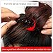 Hisight Black Spiral Hair Pin DIY Hair Style Sleek and Compact Alloy Construction Fluffy Screw Hair Pins - 15 Boxs (Postcard box)