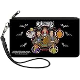 Buckle-Down Women's Nylon Standard Zip Wallet Scooby Doo Supernatural Large, 8" x 5"