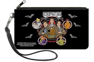 Buckle-Down Women's Nylon Standard Zip Wallet Scooby Doo Supernatural Large, 8" x 5"