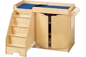 Jonti-Craft 5131JC Changing Table with Stairs, Left