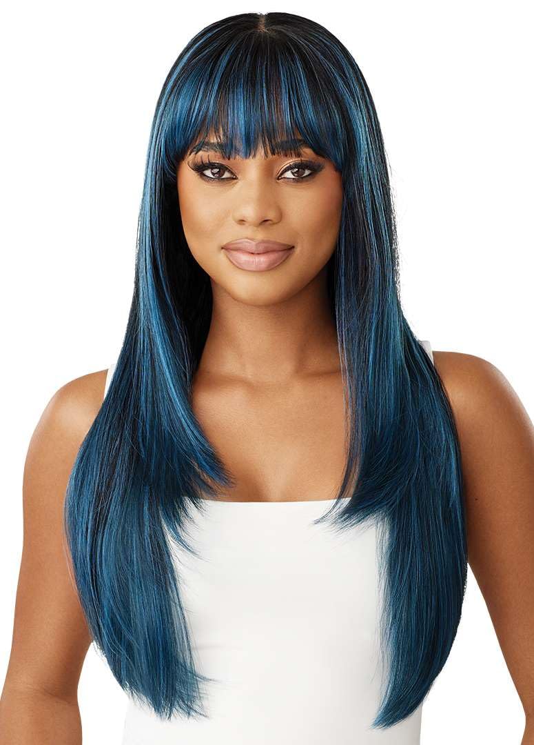 Photo 1 of *BROWN*

Outre Lace Front Wig -Perfect Hair Line 13X6 - Katrina (CHOCOLATE SWIRL)