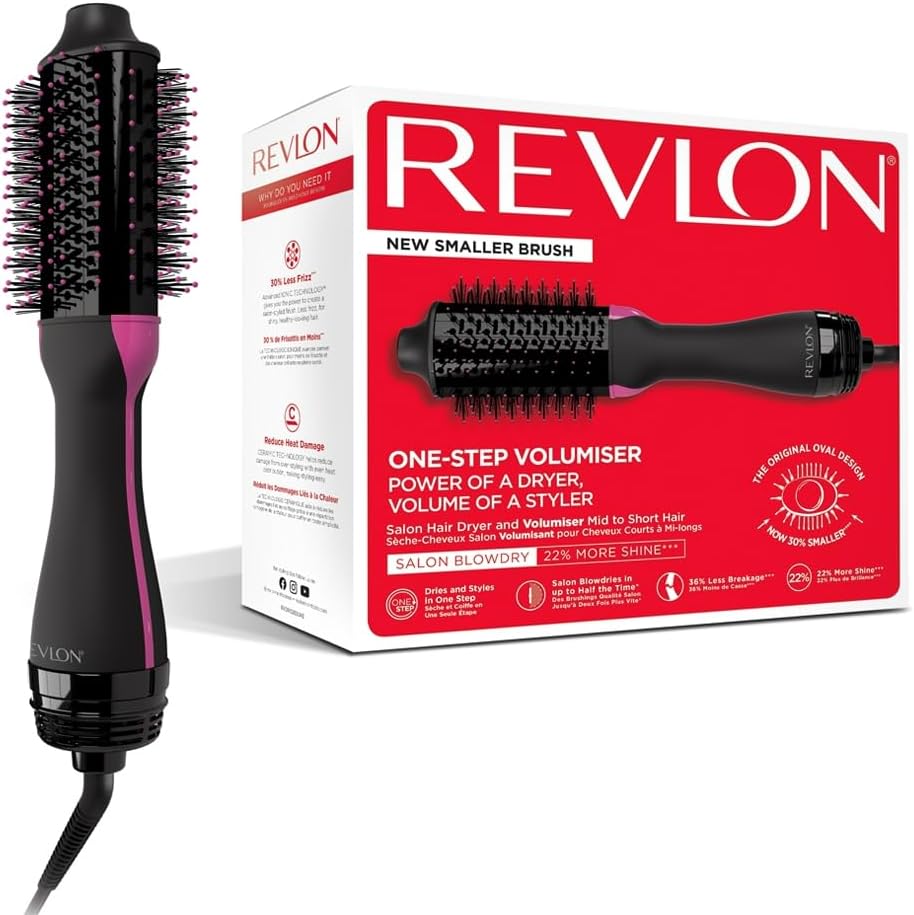Revlon One-Step Hair Dryer and Volumiser RVDR5282UKE 2-in-1 Ionic Ceramic