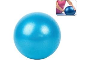 1PCS Exercise Ball 25cm - Soft Pilates Anti-Burst Yoga Swiss Mini Bender Overball for Pregnancy, Birthing, Core Training, Fit