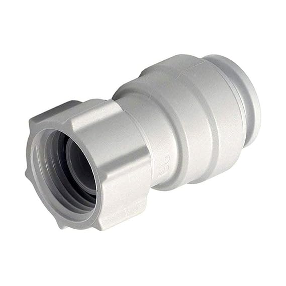 JOHN GUEST STRAIGHT TAP CONNECTOR. Female BSP Thread 1/2" to 15mm Pushfit Tube O.D. Speedfit