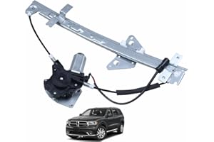 SHOWSEN 741-599 Rear Passenger (Right) Side Power Window Regulator w/Motor Fit 2000-2004 Dodge Dakota Quad/Crew Cab Only 1998-2003 Dodge Durango 55256494AF 55256494AI