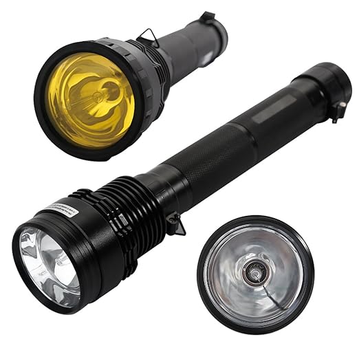 title=AGM® Torcia HID Xenon 8500 Lumens 85 Watt portata fino a 2000 Metri,3 modalità
