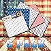 Patriotic Pattern Vinyl Sheets 4th of July Prints 4+1 Pack | USA American Flag Stars & Stripes Red White Blue Printed Pattern for Cricut Silhouette Cameo Craft Cutter | Comparable to Oracal 651