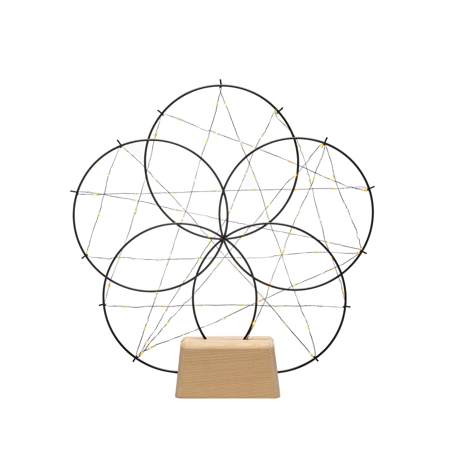 Konstsmide Dreamcatcher Light Amber LED Decoration : 100 LED : 40cm : UK Plug with Dimmer : 1784-787EE
