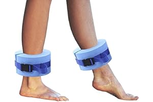 ASSR Paired Foam Swim Aquatic Cuffs, Water Aerobics Float Ring Fitness Exercise Set Workout Ankles Arms Belts with Quick Release Buckle for Swim Fitness Training