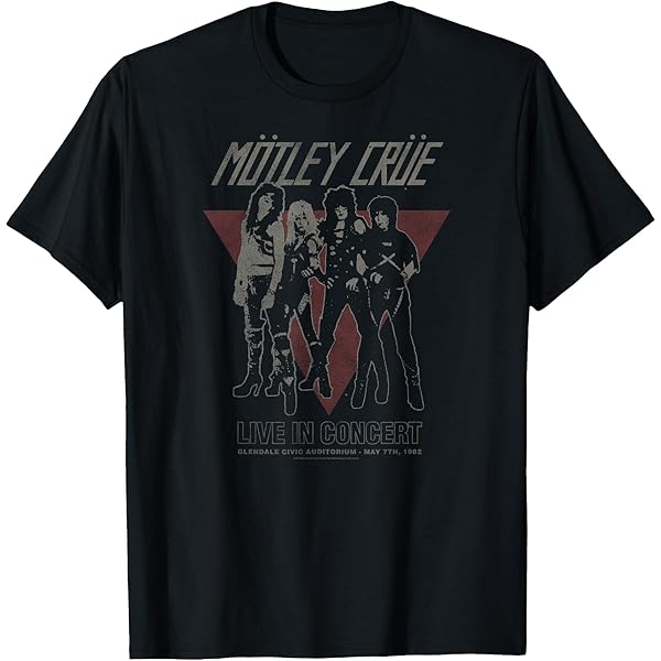 Amazon.com: Mötley Crüe - World Tour 83 T-Shirt : Clothing