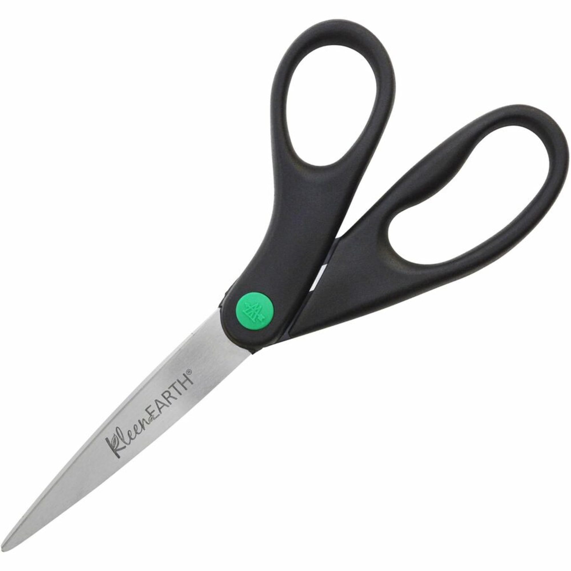 Westcott 15179 8-Inch KleenEarth Recycled Scissors For Office and Home, Black, 2 Pack