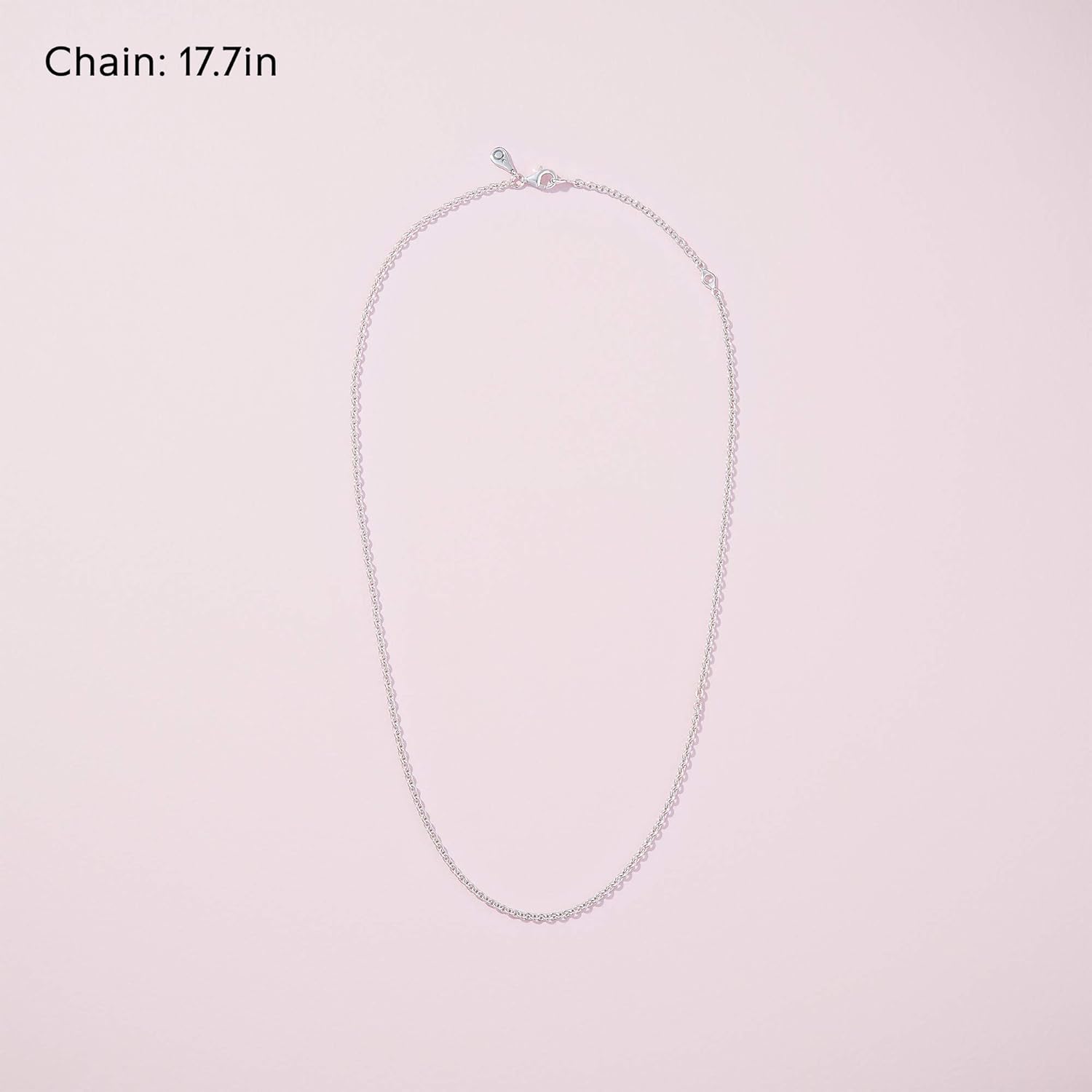 Pandora Jewelry Silver Chain Sterling Silver Necklace, 17.7": Jewelry