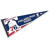 Philadelphia 76ers Throwback Retro Vintage Pennant Flag