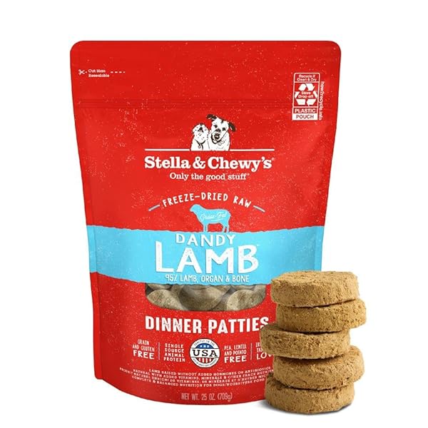 STELLA & CHEWY’S FREEZE-DRIED RAW DINNER PATTIES –...