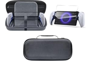 ZLiT for PlayStation 5 Portal Case,Hard Carrying Case for PlayStation 5 Portal Remote Player Handheld Game Consoles with Tempered Film (1)