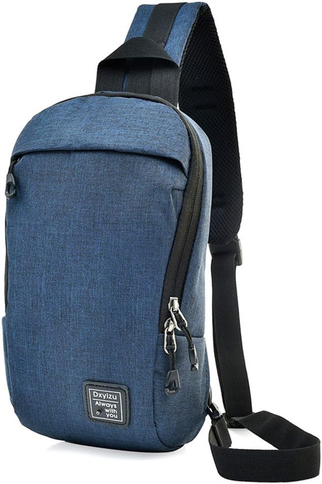 Zaino Monospalla Sling Bag Piccolo - Multitasche Impermeabile, Regolabile, Per Uomo E Donna, Ideale Per Sport E Viaggi