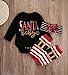3pcs Baby Girl Cute Long Sleeve Romper Leg Warmers hairband Outfits Christmas Costume(0-6Months)