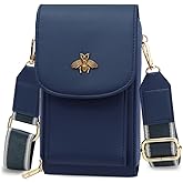 LITOON CrossBody Bags with Touchscreen Cell Phone Purse Window Zipper Pocket,RFID Blocking Card Holder iPhone bag for Women