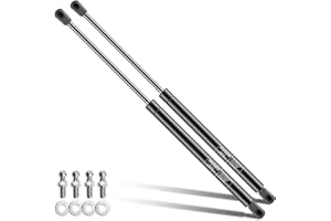 C1608054 20 Inch 100lb/445N Gas Shock Strut Lift Support for Tonneau Cover Camper RV Bed Basement Storage Doors Hatch Boat Lid Tool Box Custom Window Tanning Bed Replacement Parts, Set of 2 by HUOPO