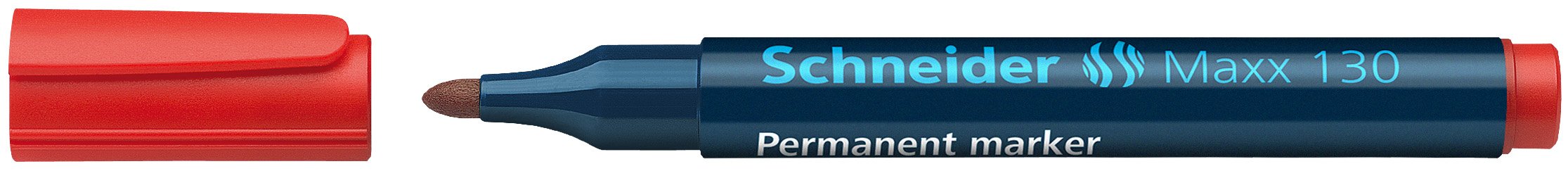 Schneider 130 Permanent Marker Bullet - Red