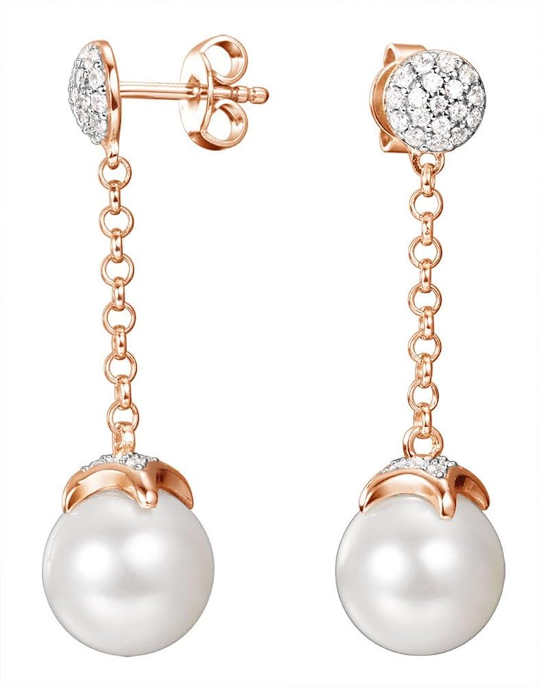 Esprit Damen-Ohrringe Aus 925er Sterlingsilber – Bouquet-Design In Lila