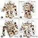 ROKR 3D Assembly Puzzle DIY Wooden Music Box,Building Craft Kits,Wooden Robot Toy Figure for Kids,Brain Teaser Educational Gifts for Girls Boys Adults When Christmas Birthday Valentine's Day
