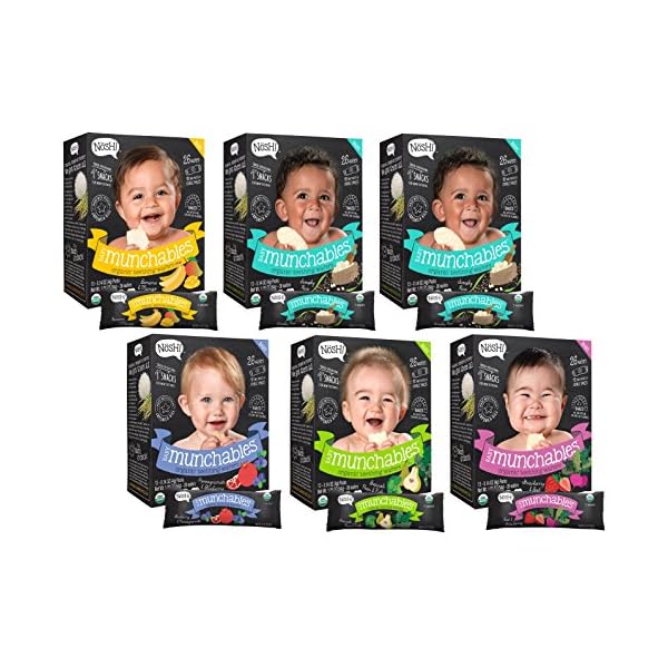 nosh baby munchables organic teething wafers