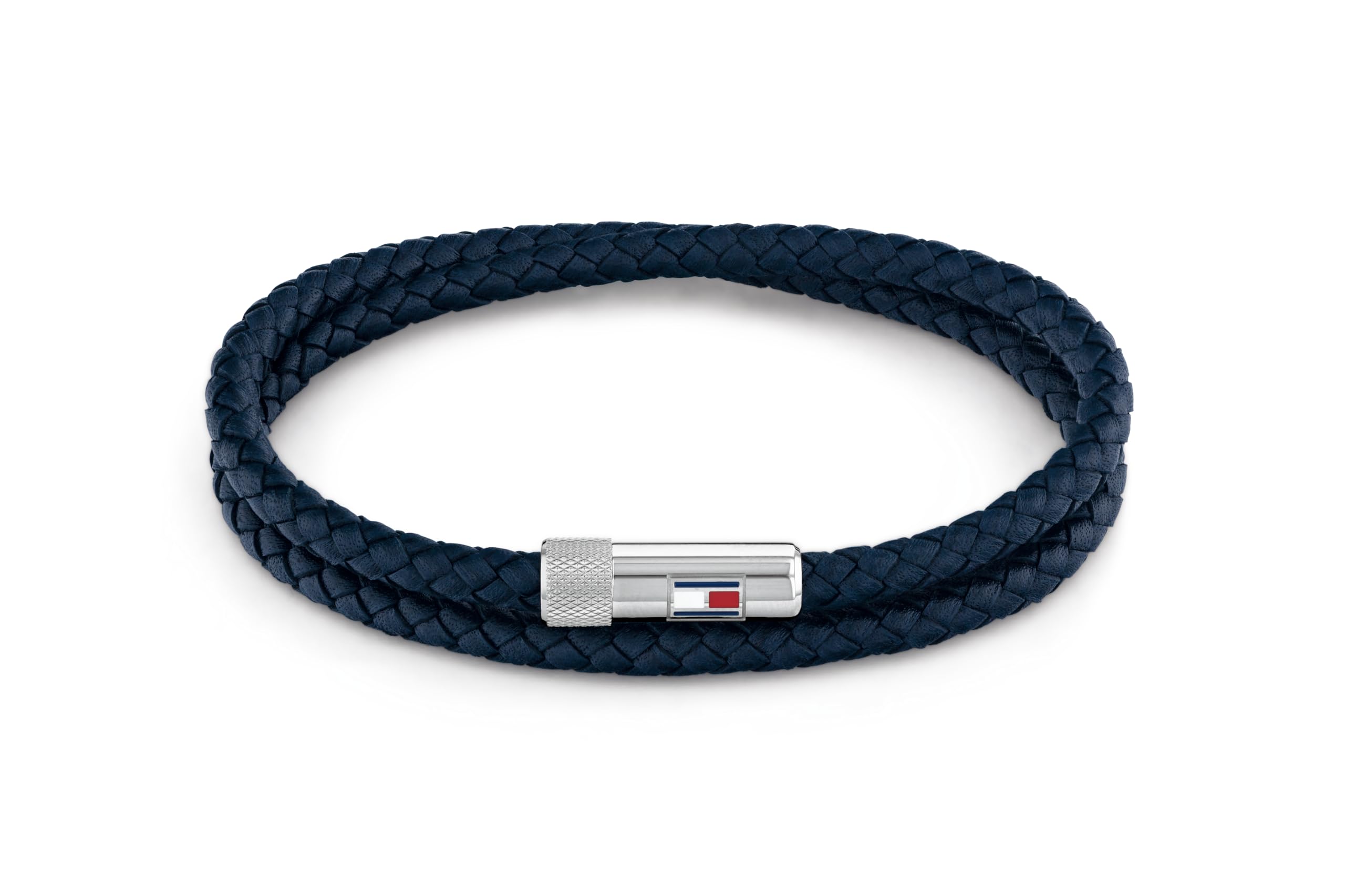 Tommy Hilfiger Jewelry Men's Leather Bracelet with Magnetic Closure