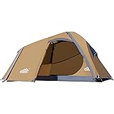 1 Person Backpacking Tent Waterproof Windproof Single Person Tent Lighweight Compact One Person Tent for Camping, Hiking