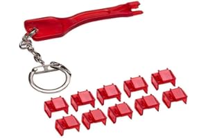 IO Crest SY-ACC24053 Locking RJ45 Port Dust Blocker with Removal Keys Tool