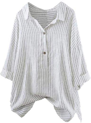 plus size white tunic blouse