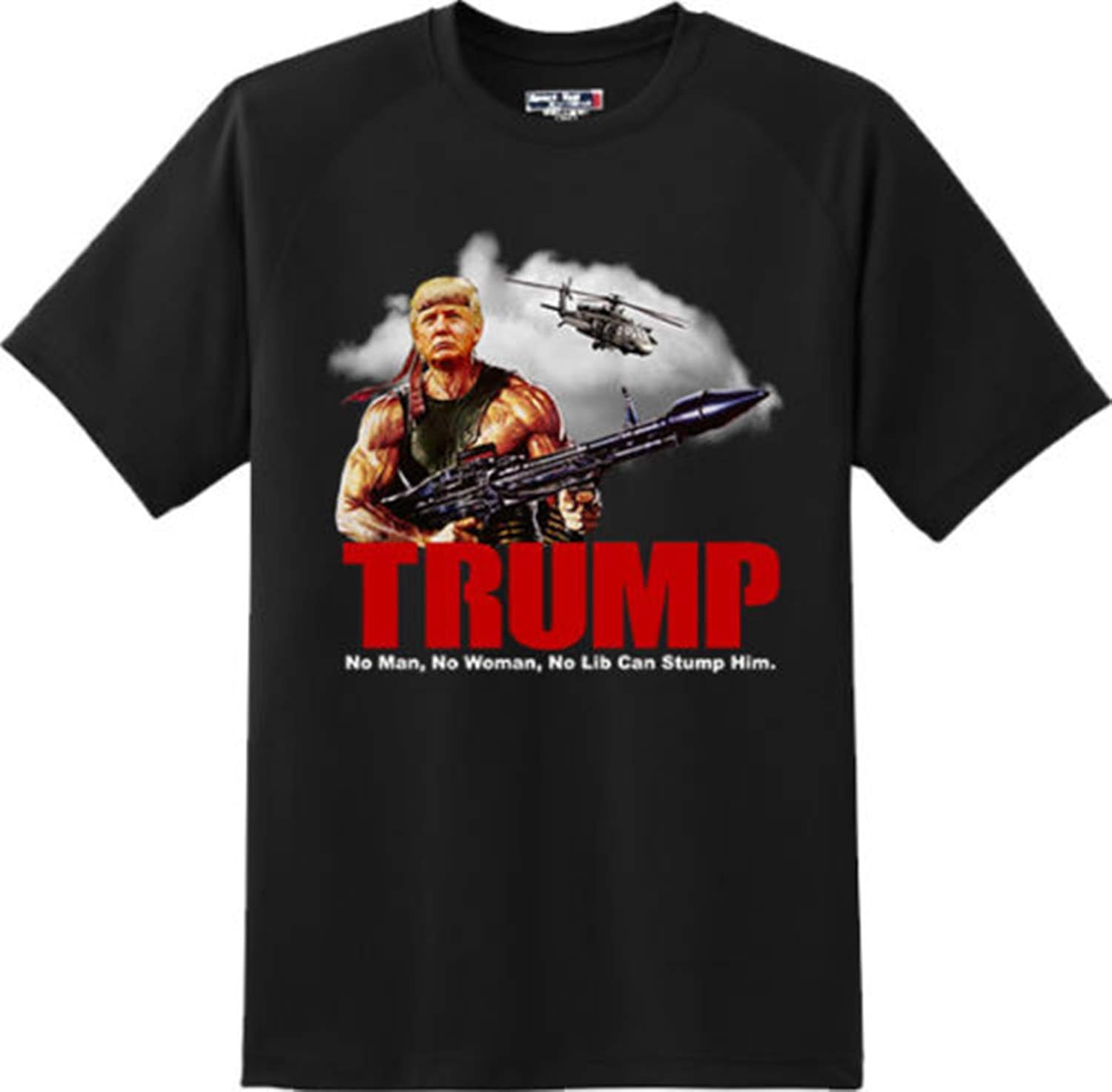 Buy AmazingShirts Funny Trump Rambo America Republican Humor Patriotic