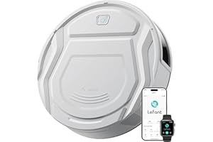 Lefant M210 Pro Robotic Vacuum, Strong Cleaning Performance, Low-Profile Design, Auto Recharge, Multiple Control Options, Tim