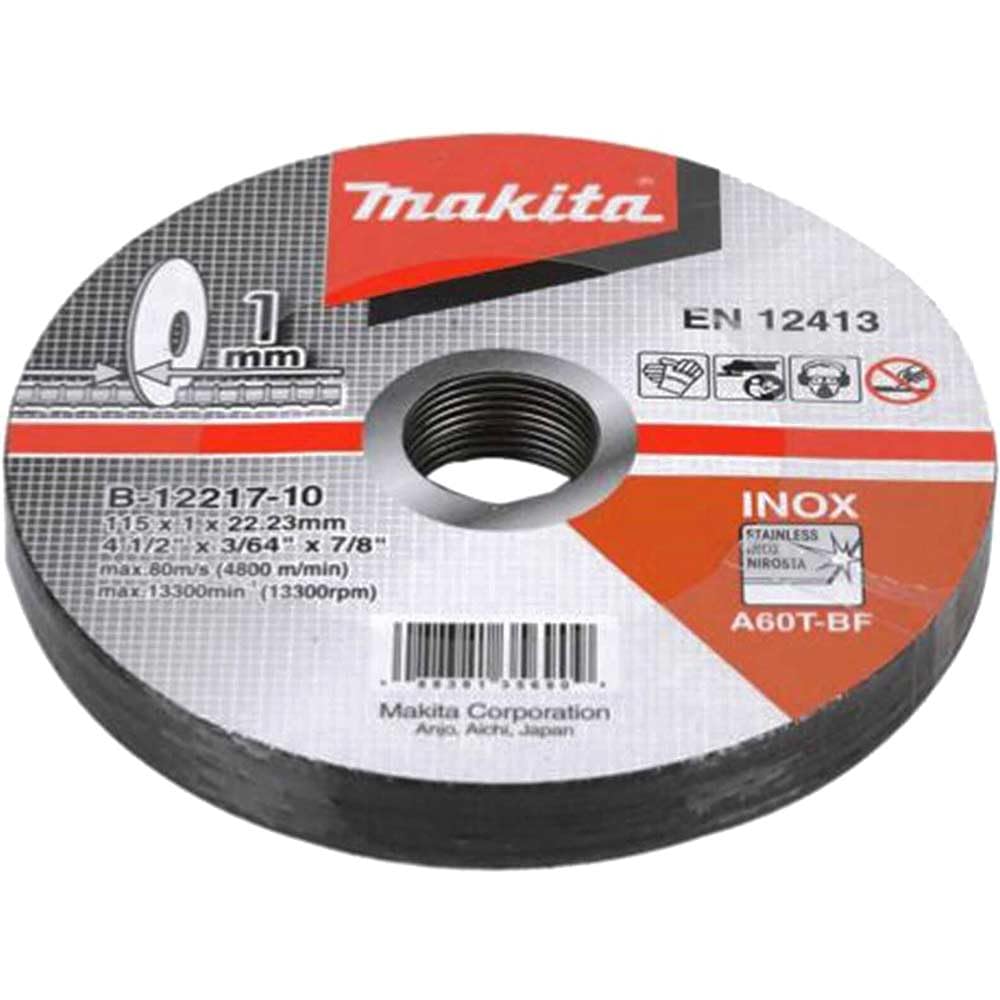 Makita B-12217-10 Thin Cut Off Wheels, Pack of 10