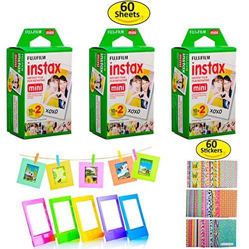 Fuji instax film 60 shots for fuji instax mini 8 or min…