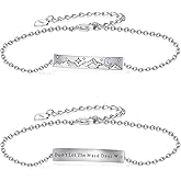 Cujiesp Dont Let The Hard Days Win Bracelet 925 Sterling Silver Inspirational Bracelets Motivational Bracelets Jewelry Gifts for Hard Times Women