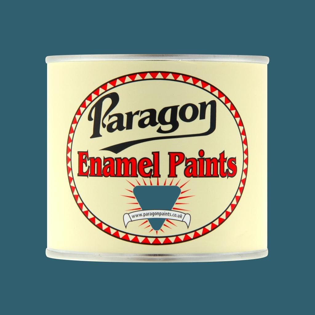 Paragon Paint, 0.5L, Gloss, BS381C 103 Peacock Blue Enamel Paint