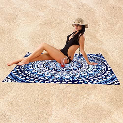 image for Elite Trend Microfiber Beach Towel for Travel:Oversized Super XL 63 x 