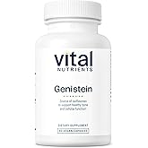 Vital Nutrients Genistein - Easily Absorbed Isoflavones for Bone Health Support* - Vegan Supplement - Gluten and Dairy Free - Non-GMO - 60 Capsules