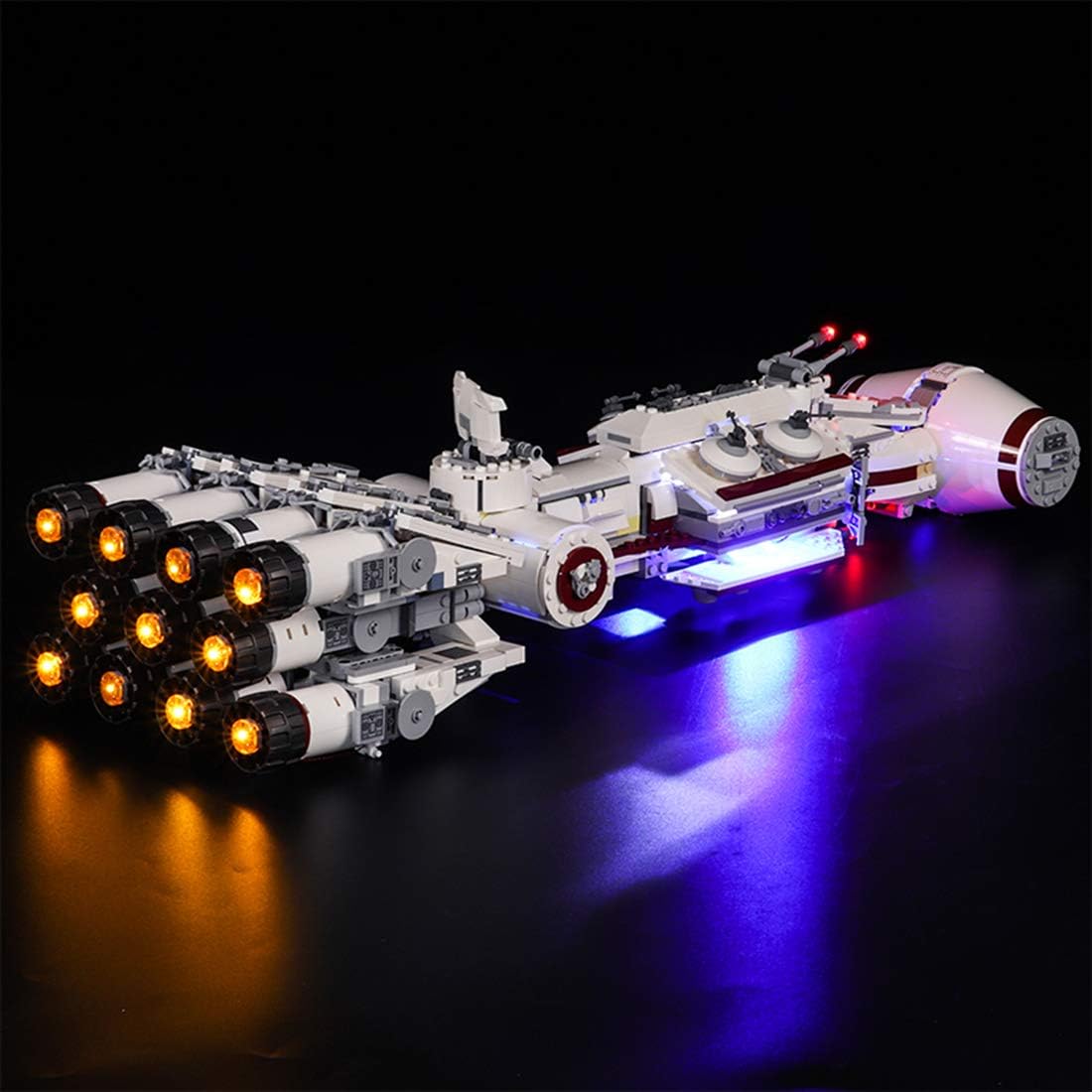 YOU339 Vonado LED Light Up Set For LEGO Star Wars Tantive IV 75244, Battery Powered LED Light Building Block Accessory Kit (LED Included Only, No LEGO Kit)