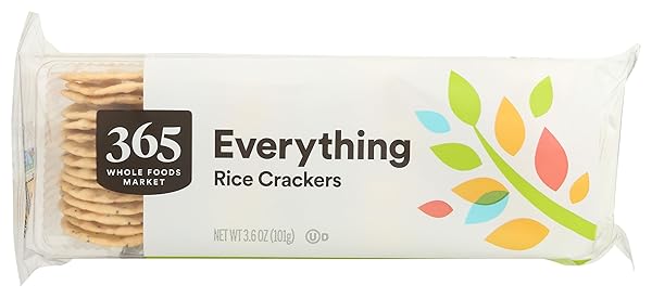 365 BY WHOLE FOODS MARKET, EVERYTHING RICE CRACKERS,...