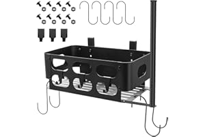 COITEK Storage Bin for Traeger Grills, Pellet Storage Bin for Traeger Pro 22/34/780/575, Pro D2 575 780, Z-Gridiron, Pit Boss, with 4 S Shape Hooks and 3 Grill Hooks and Paper Towel Holder